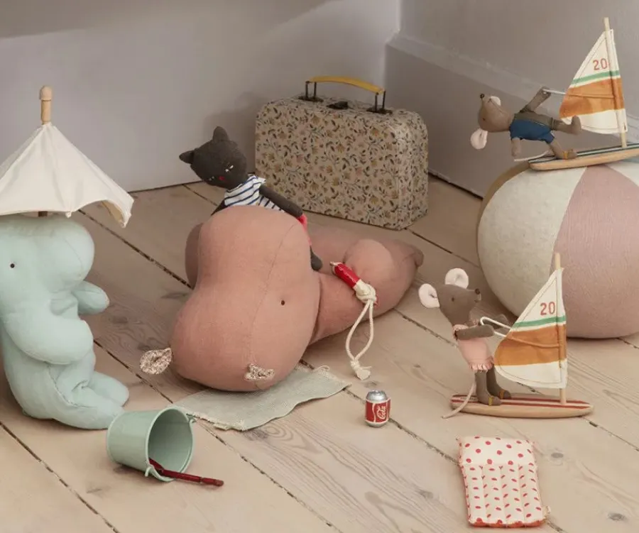 Medium Flodhest i rosa fra<Maileg New