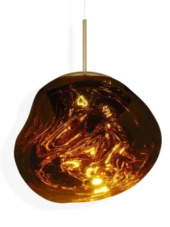 Melt Pendant Silver, 50 cm fra<Tom Dixon