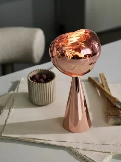 Melt Portable Bordlampe, gold fra<Tom Dixon Hot