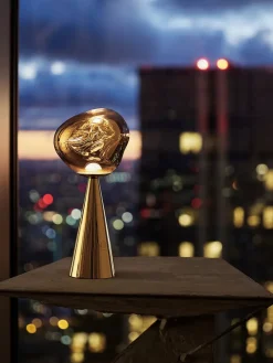 Melt Portable Bordlampe, silver fra<Tom Dixon New