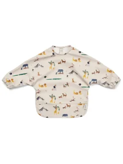 Merle spiseforklæde, All Together/Sandy fra<Liewood Discount