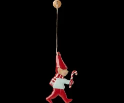 Metal ornament, Nisse med Trompet fra<Maileg Discount