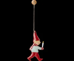 Metal ornament, Nisse med sukkerstok fra<Maileg Outlet