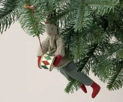 Metal Ornament, tromme, lille - rød fra<Maileg Discount