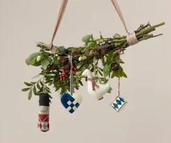 Metal Ornament, tromme, lille - rød fra<Maileg Discount