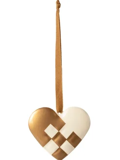 Metalophæng Lille Hjerte, gold fra<Maileg Discount