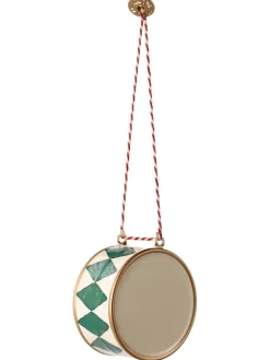 Metalophæng Stor Tromme, dark green fra<Maileg Outlet