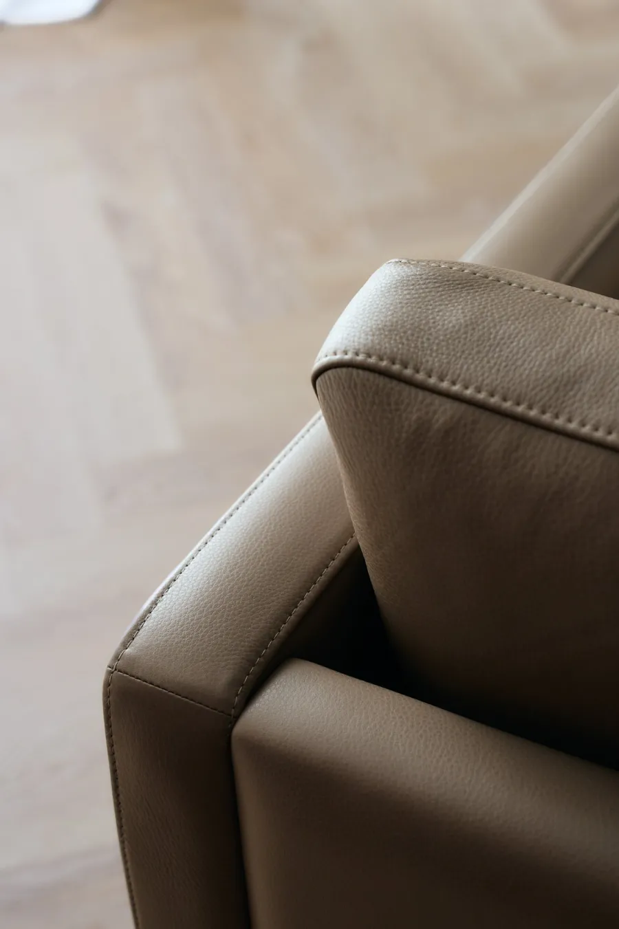 MH276 3 pers. sofa i Baltique anilinlæder fra<Mogens Hansen