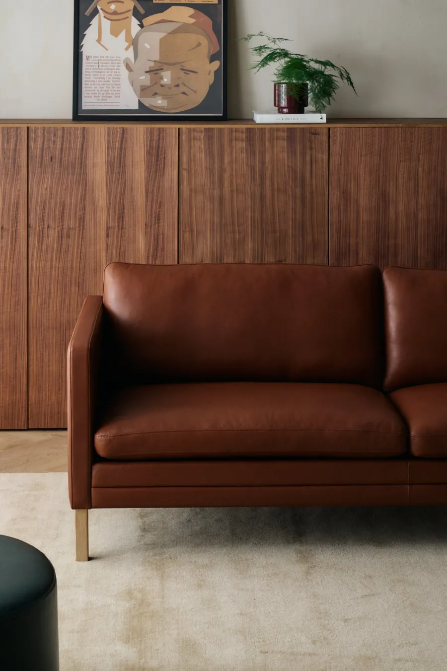 MH276 4 pers. sofa i Re-Wool fra<Mogens Hansen Outlet