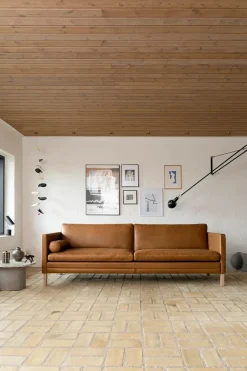 MH2614/MH2615 sofa, Frej læder fra<Mogens Hansen New