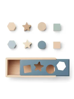 Midas puttekasse, geometric whale blue multi mix fra<Liewood Hot