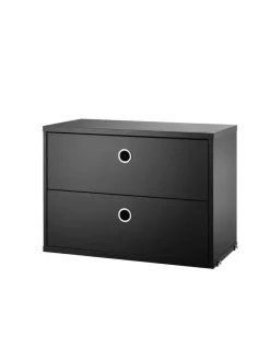 Modul m. To Skuffer, B58 fra String<String Furniture Best