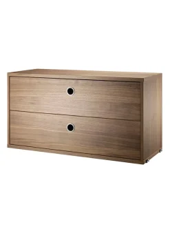 Modul m. To Skuffer, B78 fra String<String Furniture Clearance