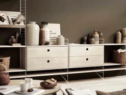Modul m. To Skuffer, B78 fra String<String Furniture Clearance