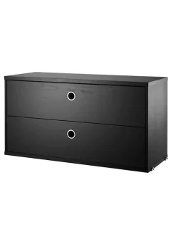 Modul m. To Skuffer, B78 fra String<String Furniture Clearance