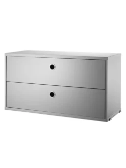 Modul m. To Skuffer, B78 fra String<String Furniture Clearance