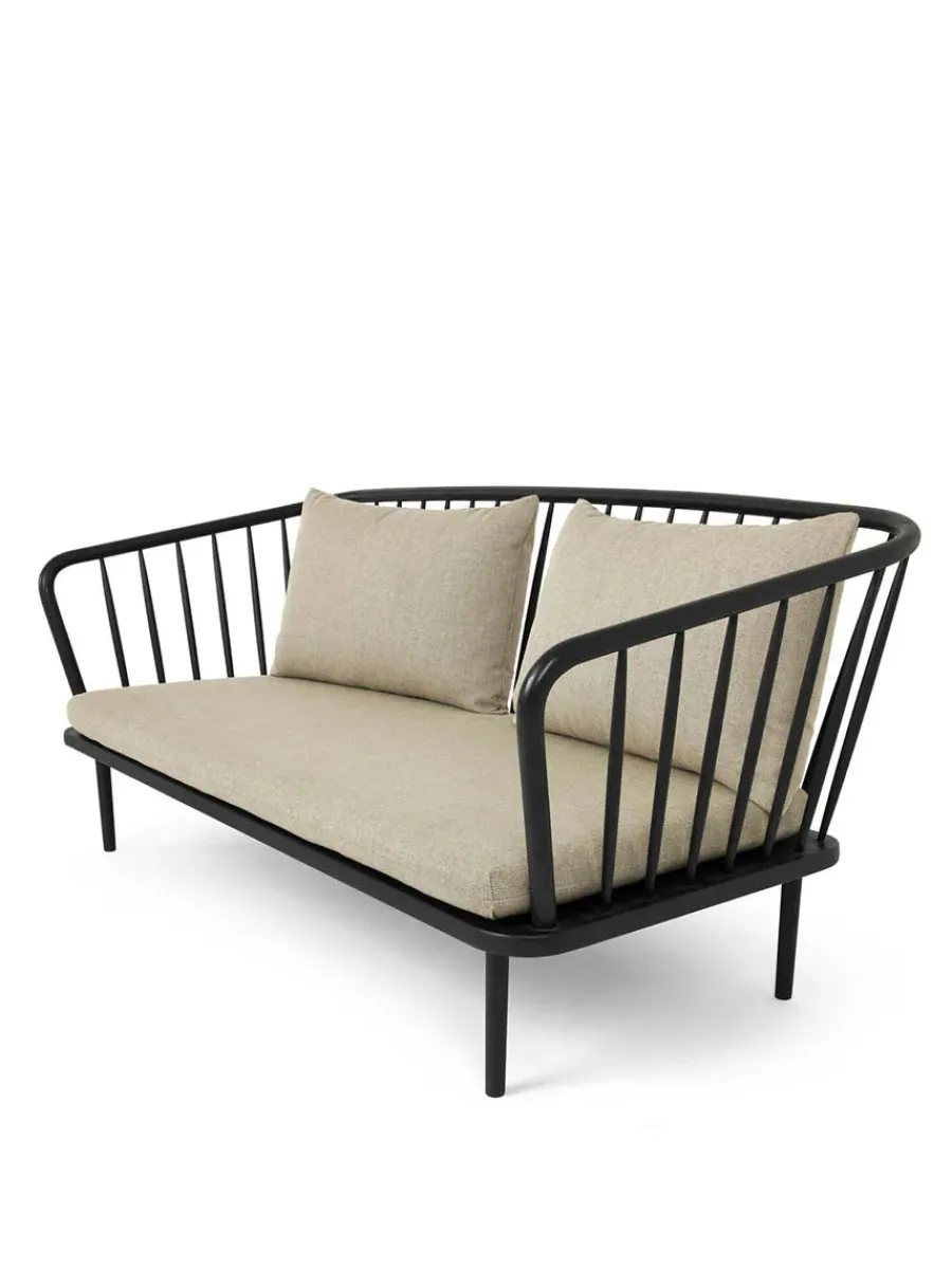 Mollis sofa, sort eg og uld fra<Mater Clearance