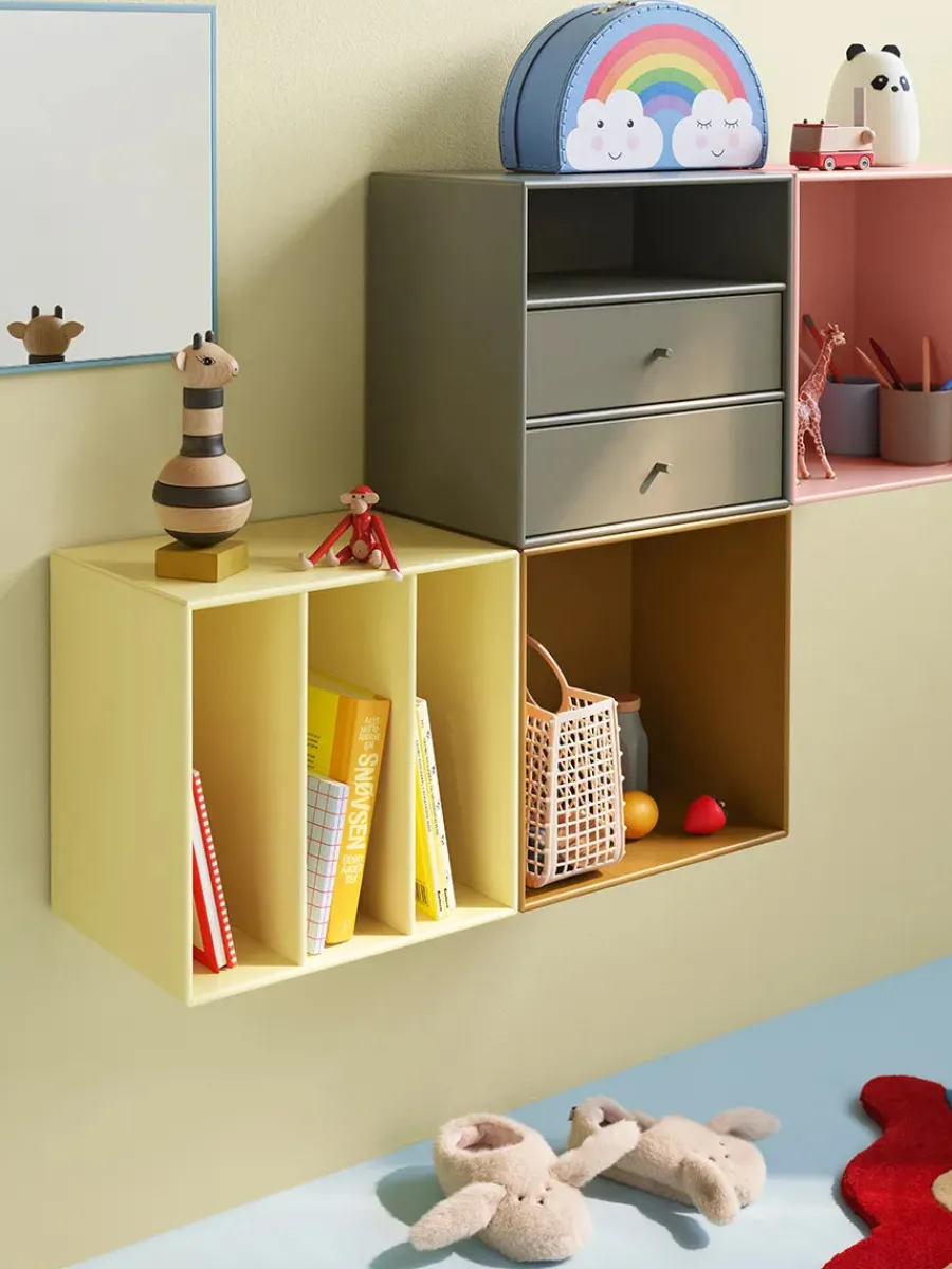 Mini 1004 Modul m. Horisontale Hylder<Montana Hot