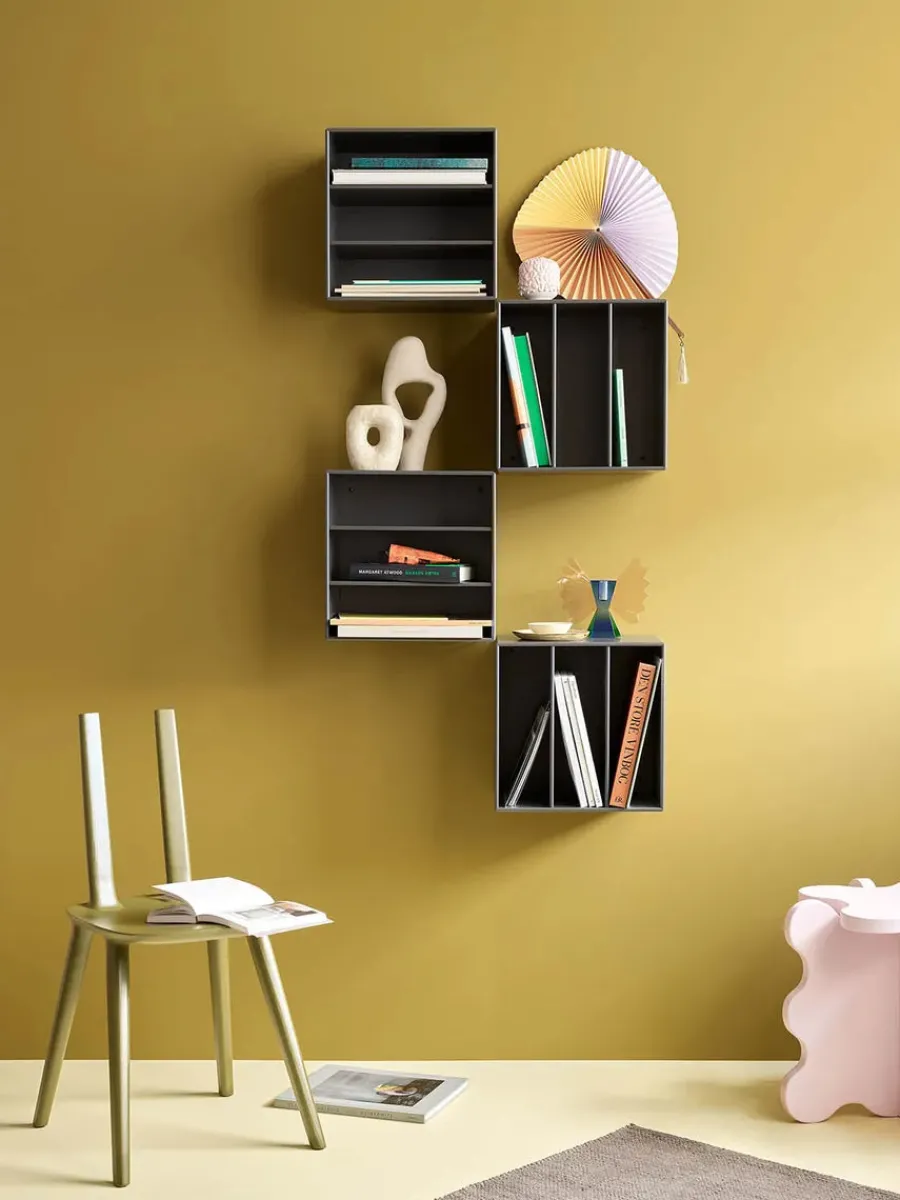 Mini 1104 Modul m. Vertikale Hylder<Montana Hot