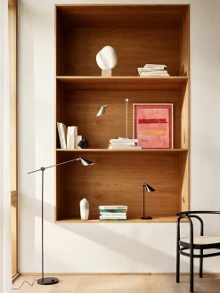 MS021 Bordlampe, sort PVD fra<Fritz Hansen New