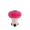 Mushroom Vase, fancy pink/green fra<raawii Hot