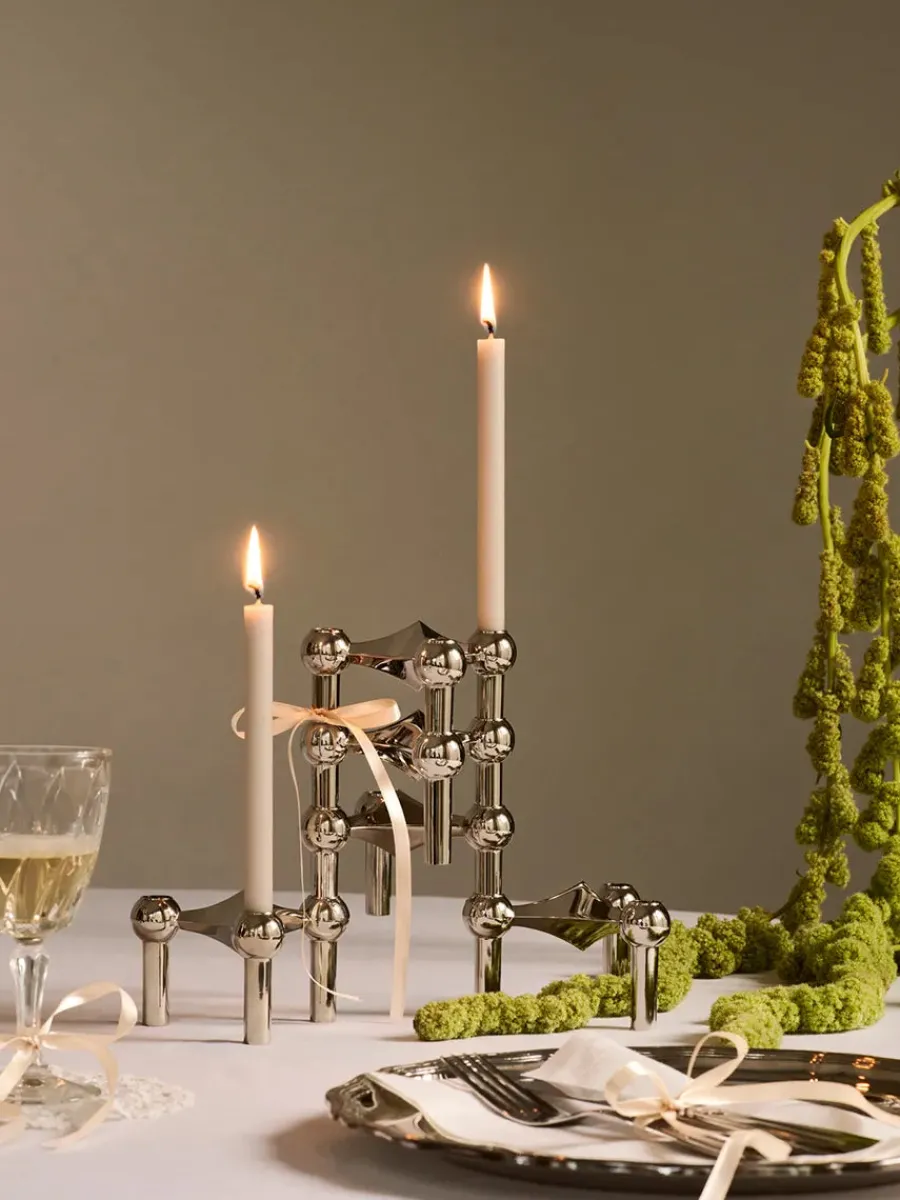 Nagel Lysestage, krom fra<STOFF Nagel Sale