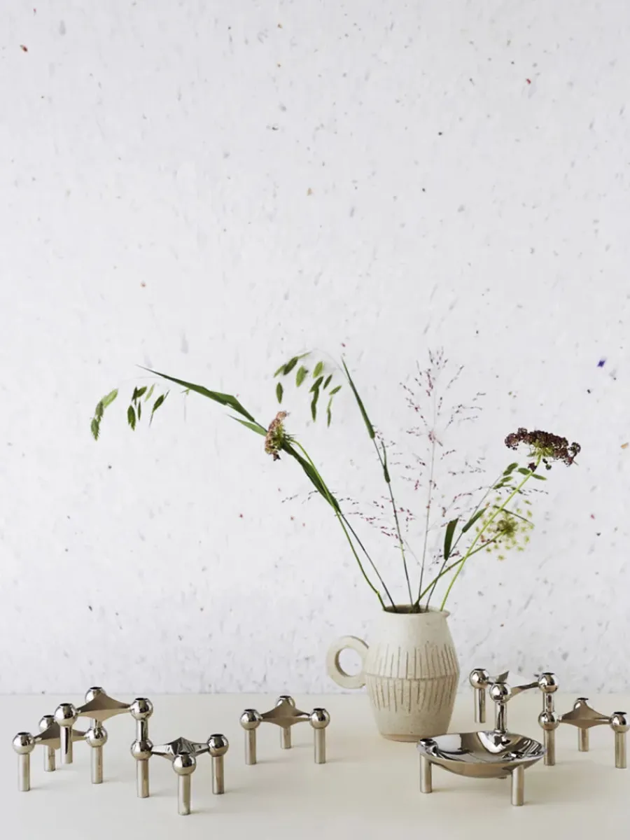 Nagel Lysestage, krom fra<STOFF Nagel Sale