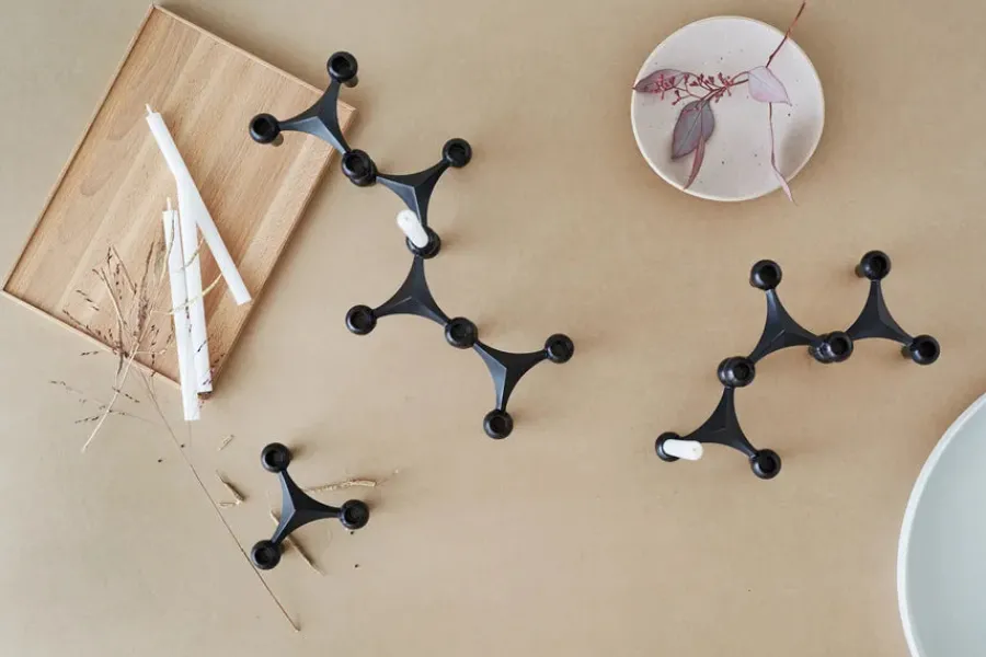 Nagel Lysestage, krom fra<STOFF Nagel Sale