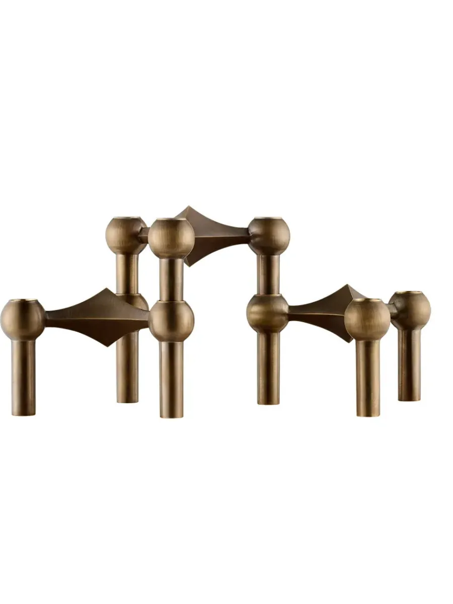 Nagel Lysestage, rosa guld fra<STOFF Nagel Discount