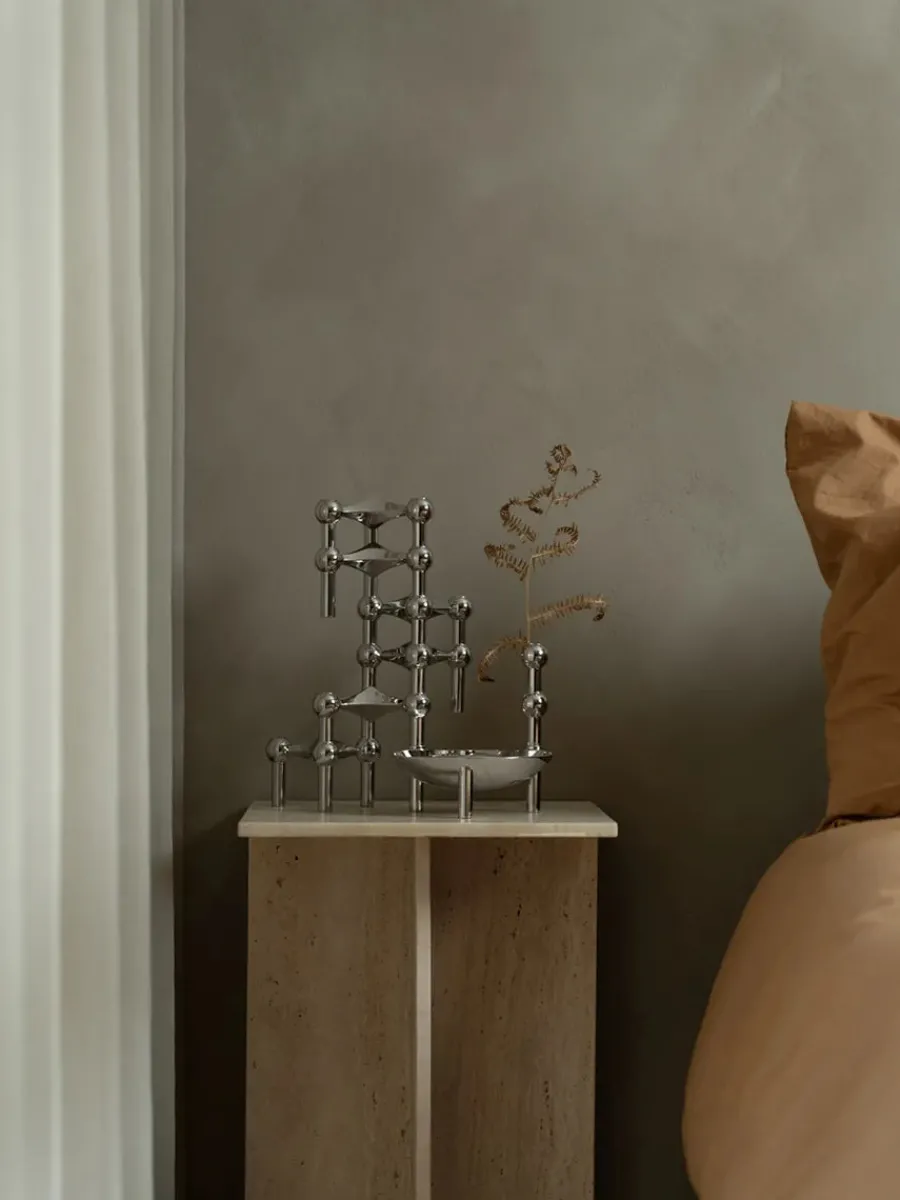 Nagel Lysestage, rosa guld fra<STOFF Nagel Discount