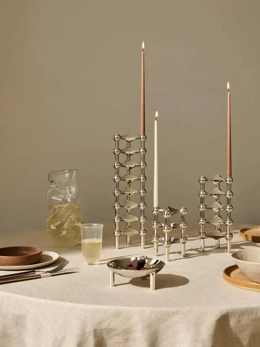 Nagel Lysestage, rosa guld fra<STOFF Nagel Discount