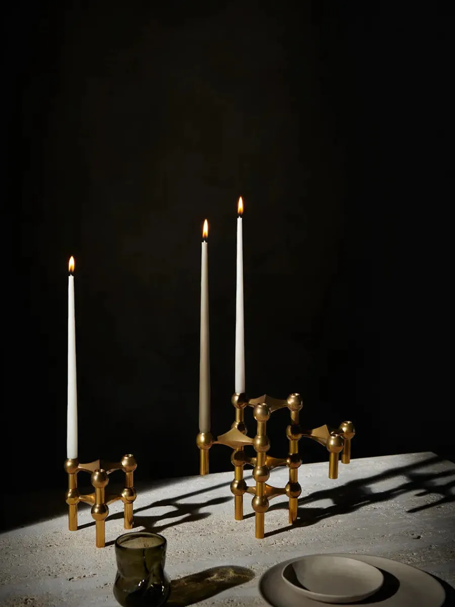 Nagel Lysestage, rosa guld fra<STOFF Nagel Discount