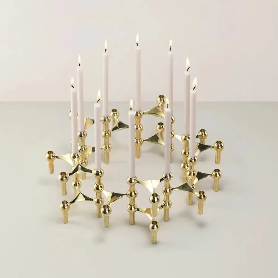 Nagel Lysestage, rosa guld fra<STOFF Nagel Discount