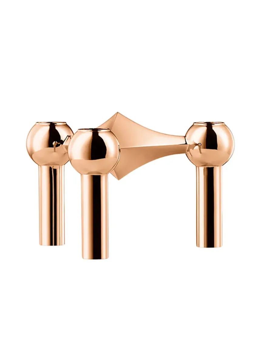 Nagel Lysestage, rosa guld fra<STOFF Nagel Discount