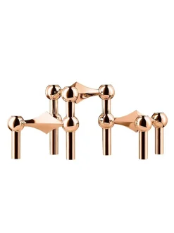 Nagel Lysestage, rosa guld fra<STOFF Nagel Discount