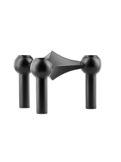 Nagel Lysestage, sort fra<STOFF Nagel New