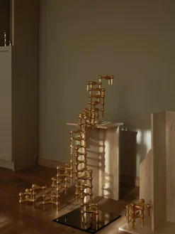 Nagel Lysestage, sort fra<STOFF Nagel New