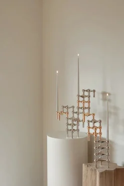 Nagel Lysestage, sort fra<STOFF Nagel New