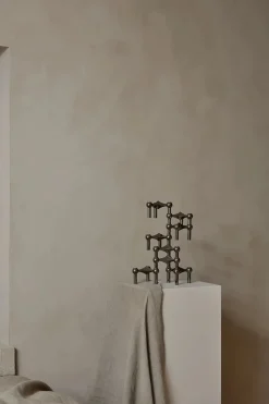 Nagel Lysestage, sort krom fra<STOFF Nagel Best