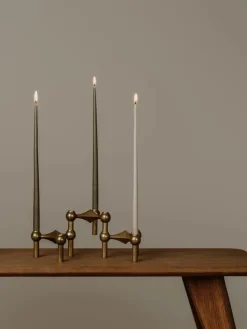 Nagel Lysestage, sort krom fra<STOFF Nagel Best