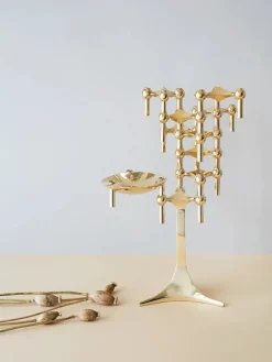 Nagel Lysestage, sort krom fra<STOFF Nagel Best