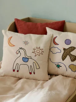 Naive Cushion, bird fra<Ferm Living Outlet