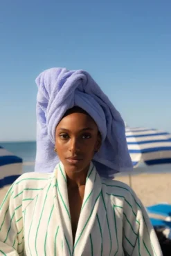 Naram badekåbe, Seafoam & Deep Teal fra<Bongusta Outlet