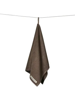 Naram towel - Camel & Ultramarine blue fra<Bongusta Clearance