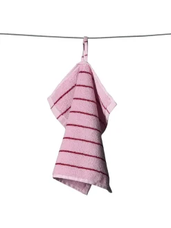 Naram towel - Lilac & Neon yellow fra<Bongusta Online