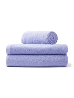 Naram towel - Sea foam & Deep teal fra<Bongusta New