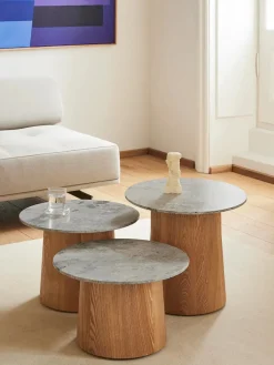 Niveau Coffee Table Ø 45 cm fra<Fredericia Furniture Outlet