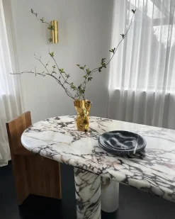 Ostrea 25 Vase, gold fra<Hein Studio Best