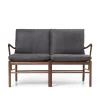 OW149-2 Colonial sofa valnød olie, Terra-læder af Ole Wanscher<Carl Hansen & Søn Hot