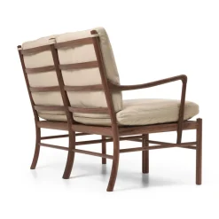 OW149-2 Colonial sofa valnød olie, Terra-læder af Ole Wanscher<Carl Hansen & Søn Hot